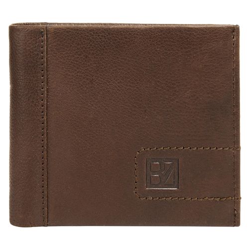 Geldbörse BODENSCHATZ, Damen, braun, Leder, unifarben, Kleinlederwaren, echt Leder