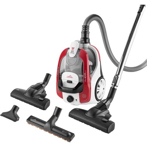 ETA Bodenstaubsauger "ETA Salvet", rot (weiß, rot), B:42cm H:28,5cm T:29,5cm, Bodenstaubsauger