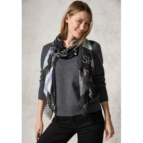 Schal CECIL, Damen, Gr. onesize, schwarz, Stoff, 100% Modal, bedruckt, Modetücher, aus Modal