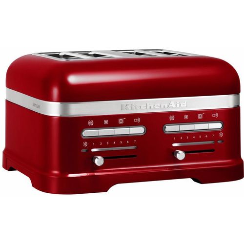 KITCHENAID Toaster "Artisan 5KMT4205ECA LIEBESAPFEL-ROT", rot (liebesapfel, rot), B:34,8cm H:20,5cm T:30,4cm, Toaster, mit Sandwichzange