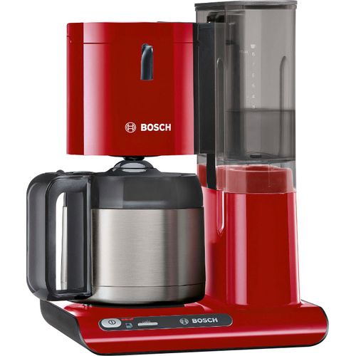 BOSCH Filterkaffeemaschine "TKA8A054", rot (deep rot, anthrazit), 1,1 l, 12, Kaffeemaschinen