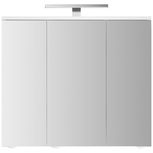 Spiegelschrank JOKEY "Arda", weiß, B:72,2cm H:68,2cm T:19,5cm, MDF, Schränke, Spiegelschrank Spiegelschrank mit Beleuchtung, weiß, 72,20 cm Breite