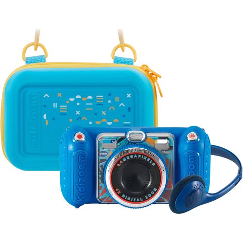 Kinderkamera VTECH "KidiZoom Duo Pro, blau", blau, Fotokameras, KinderB:16,5cm H:9cm T:5,8cm, inklusive Tragetasche, B:16,5cm H:9cm T:5,8cm