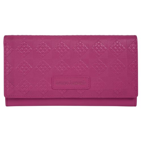 Geldbörse BRUNO BANANI, Damen, pink, Leder, Kleinlederwaren, echt Leder