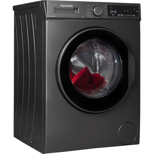 HANSEATIC Waschmaschine, Energieeffizienz: A (A-G), grau, B:60cm H:85cm T:58cm, Waschmaschinen