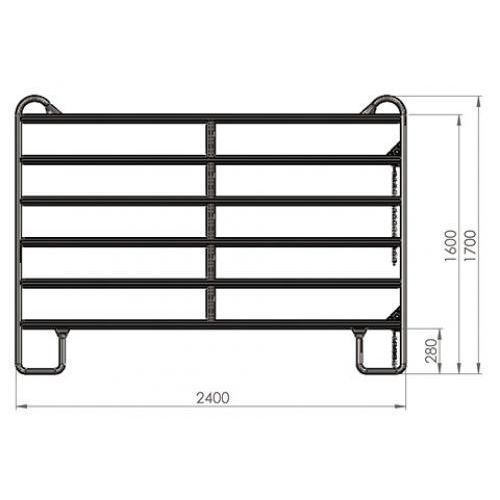Kerbl Stable KERBL Weidepanel, 2.40 m