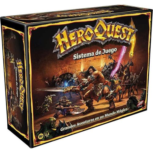HASBRO – Gra planszowa HeroQuest: Przygody w Loach Avalon Hill po hiszpasku