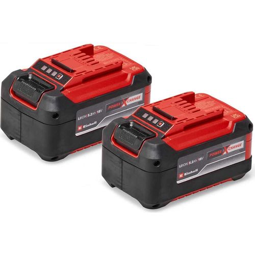 Einhell Akku PXC-Twinpack 2 x 5,2 Ah Li-Ion 18V, Power X-Change 18 V
