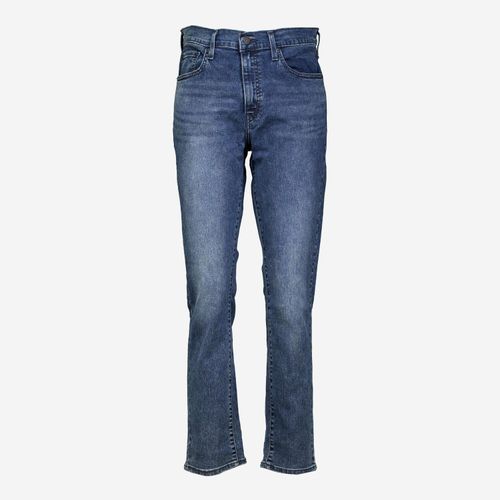 Dunkelblaue Slim Straight Fit Jeans Image