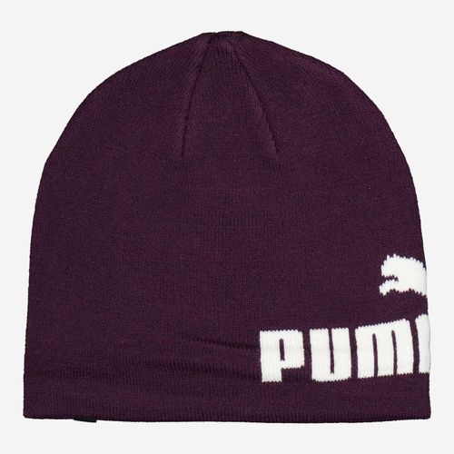 Violette Mütze mit Logo