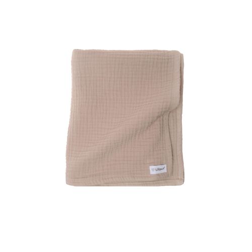 Babydecke LILIPUT, braun, B:85cm L:120cm, Baumwolle, Wohndecken, aus kuschelig-weichem Material