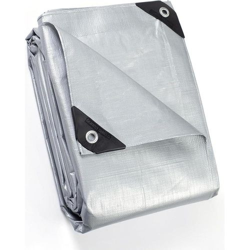 Abdeckplane Wasserdicht 5m x 5m Beige/Khaki 160g/m² UV-stabilisiert Schimmelresistent