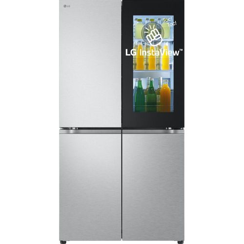 LG InstaView GMV960MBDE, Freistehend, Mehrtürig, Silber, 4 Tür(en), Metal Sorbet, LED