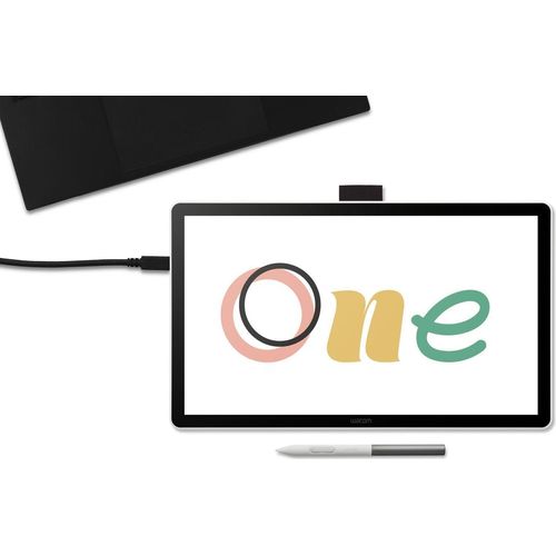 Wacom One 14 Grafiktablett Schwarz, Weiß 2540 lpi 309 x 174 mm USB