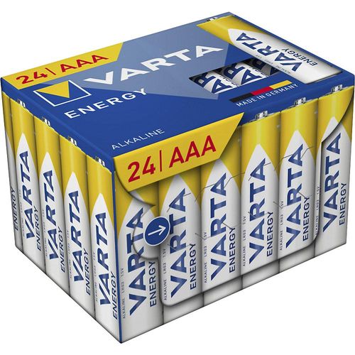 VARTA ENERGY Cube Batterie, VE 24 Stk, AAA