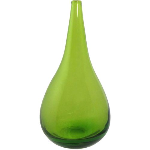 Dekovase CREATIV HOME "Glasvase Bubble", grün, H:28cm Ø:15cm, Glas, Vasen