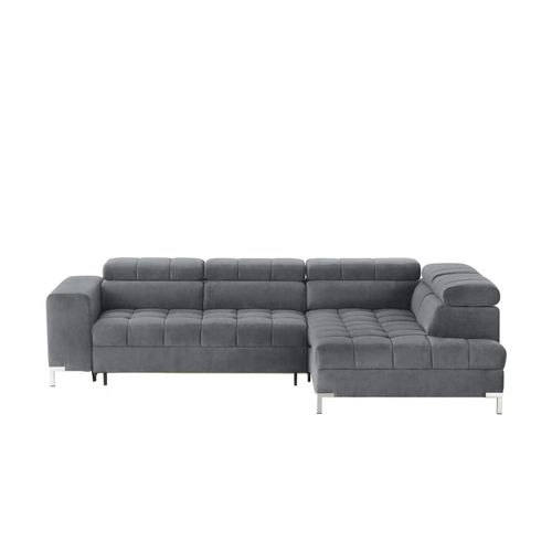 Ecksofa mit verstellbaren Kopfstützen Arte ¦ grau ¦ Maße (cm): B: 284 H: 97 T: 200.0