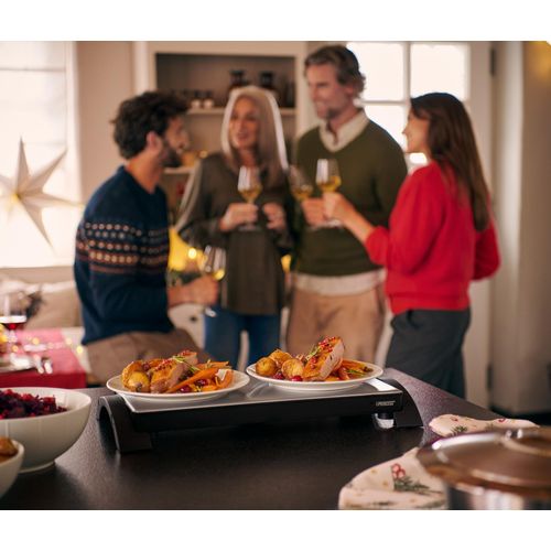 Tchibo - Design-Warmhalteplatte - schwarz