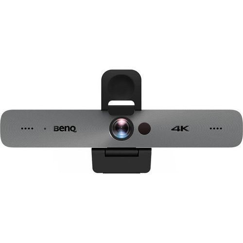 BenQ DVY32 Webcam 4K UHD 30fps Grau - USB Kamera für PC und Mac
