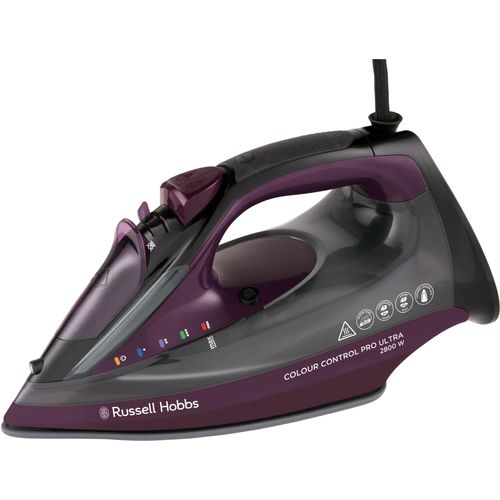 RUSSELL HOBBS Dampfbügeleisen "27281-56", lila, B:13,2cm H:15,5cm, Bügeleisen