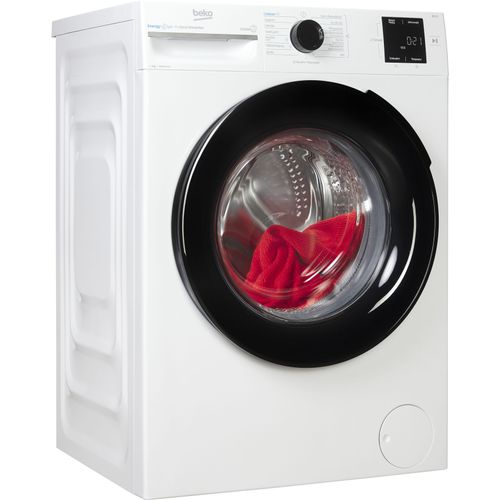 BEKO Waschmaschine "BM3WFU3941X", Energieeffizienz: A (A-G), weiß, B:60cm H:84,5cm T:54,6cm, Waschmaschinen, Waschen mit EnergySpin: Bis zu 35 % Energie sparen – nicht nur in Eco