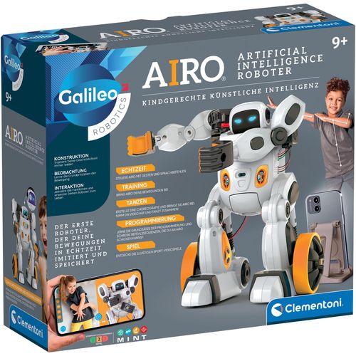 Roboter CLEMENTONI "Galileo, AIRO - Mein interaktiver Roboter", bunt, Roboter, Kinder, Made in Europe