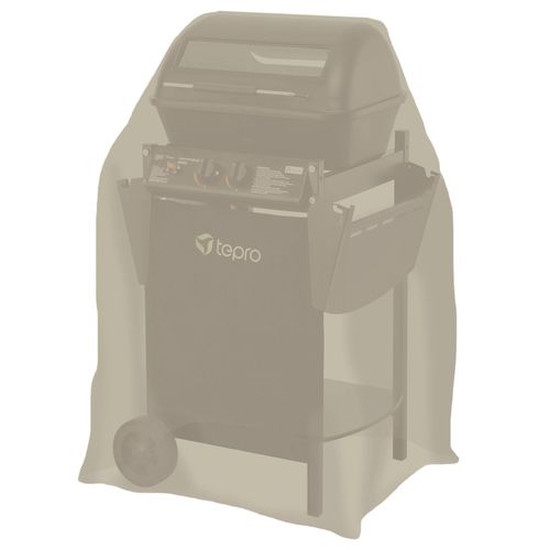 Grill-Schutzhülle TEPRO, braun, B:100cm H:90cm L:60cm, Polyester, Planen, für Gasgrill »Irvine«, BxL: 100x60 cm