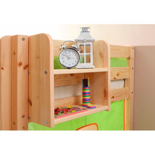 Kinderregal TICAA, beige (kiefer massiv natur), B:40cm H:44cm T:17cm, FSC-zertifizierter Holzwerkstoff, Massivholz, Regale, Anbauregal in verschiedenen Breiten, Kiefer