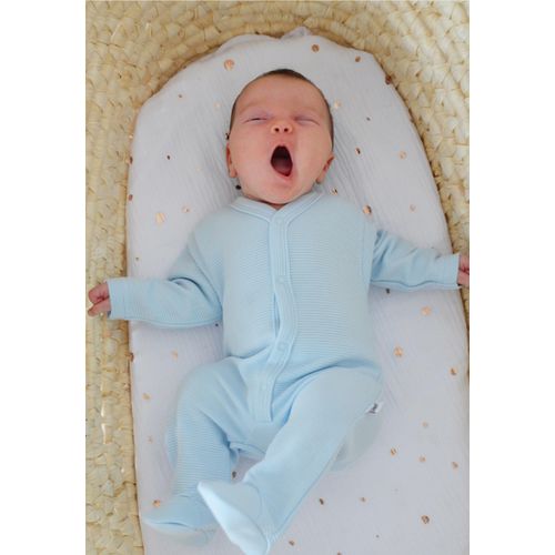 Overall LILIPUT, Mädchen, Gr. 44, EURO-Größen, blau (hellblau), 100% Baumwolle, Overalls Overall, in Ottoman-Optik