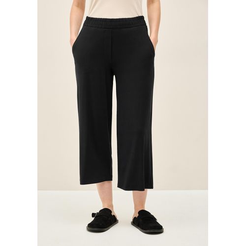 Stoffhose CECIL, Damen, Gr. XXL, Länge 24, schwarz, Stoff, 95% Viskose, 5% Elasthan, unifarben, normal normal, Hosen, in Unifarbe