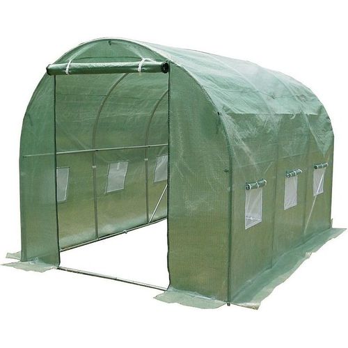 Gewächshaus Foliengewächshaus Gewächshaustunnel 9qm - (3771)