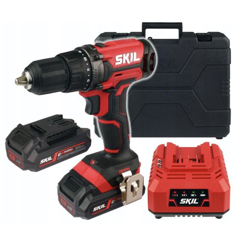 SKIL SKIL 3008 HB Akkubohrer 20V Max - 2 Geschwindigkeiten - 13 mm - Grau - 23 x 22 x 8 cm