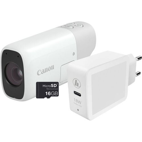 Canon PowerShot ZOOM kompakte Telezoom-Kamera im Spektiv-Stil Basis Kit, Weiß, 12,1 MP, 4000 x 3000 Pixel, 1/3", CMOS, Full HD, Weiß