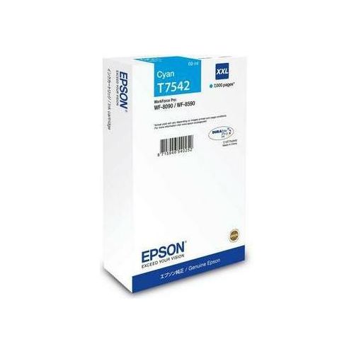 Epson T7542 Druckerpatrone 1 Stück(e) Original Ultra hohe Rendite Cyan