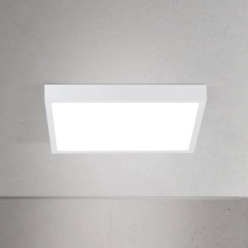 LED-Deckenlampe Disc, weiß, Länge 24 cm, CCT, Metall