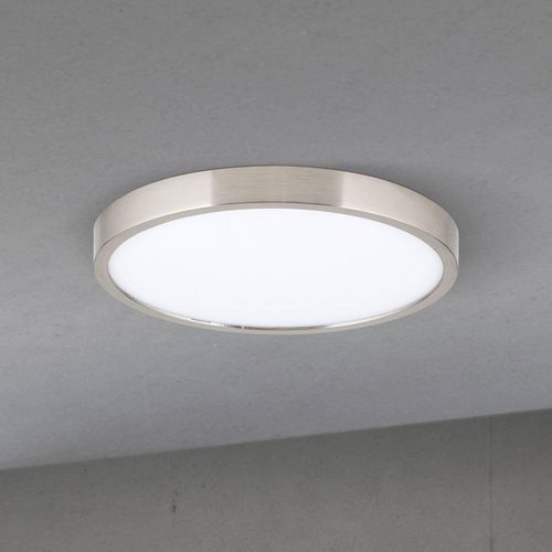 LED-Deckenlampe Disc, nickelfarben satiniert, Ø 24 cm, CCT