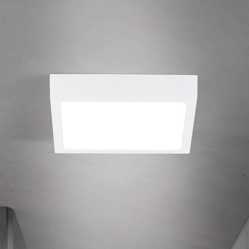 LED-Deckenlampe Disc, weiß, Länge 14 cm, CCT, Metall