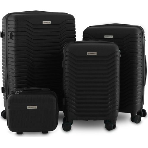 Berwin Reisekoffer Calma Titan Schwarz 4er Set MS-19776