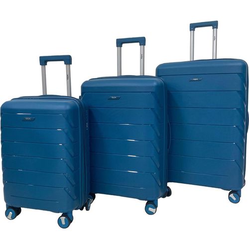 DYX 4 Rollen Trolley 3er Set S/M/L Washington petrol : petrol Farbe vom Hersteller: petrol