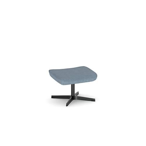 Nowy Styl Beinauflage Barrique, für Drehsessel Barrique, bis 110 kg, Polyesterbezug/Aluminium, denimblau/schwarz