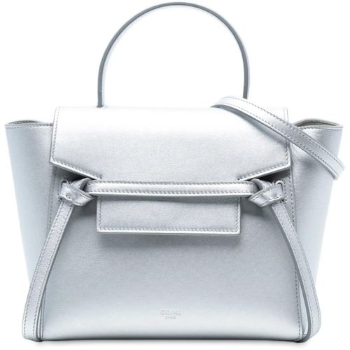 Celine Hobo Bags - Nano Laminated Calfskin Belt Bag - Gr. unisize - in Silber - für Damen Image