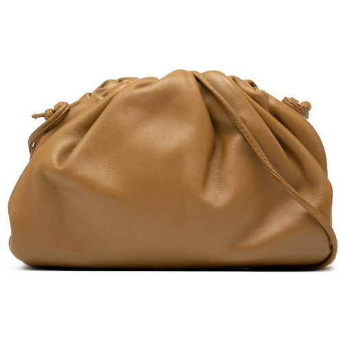 Bottega Veneta Hobo Bags - Lambskin The Mini Pouch Crossbody - Gr. unisize - in Braun - für Damen Image