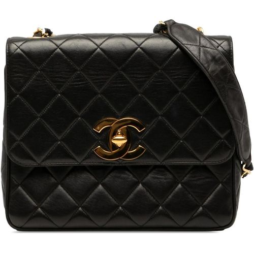 Chanel Hobo Bags - Quilted Lambskin XL Square Flap - Gr. unisize - in Schwarz - für Damen Image