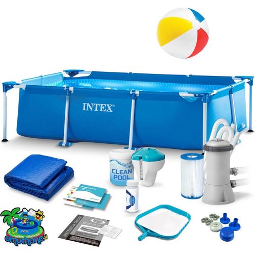 Rahmen-Gartenpool 220 x 150 x 60 cm 15-in-1 INTEX 28270
