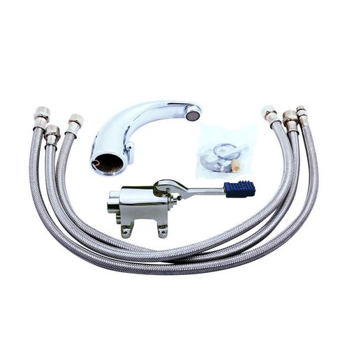 Fußbetätigter Wasserhahn mit Kalt- & Warmwasserausgang RAV SLEZAK