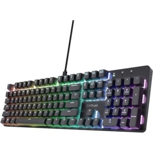 Gaming Tastatur Trust 25682 Schwarz Qwerty Spanisch
