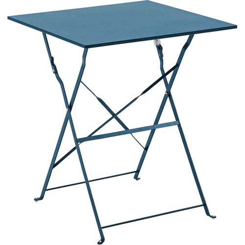 Klappbarer Bistrogartentisch Pazifisch blau - Oviala Rome
