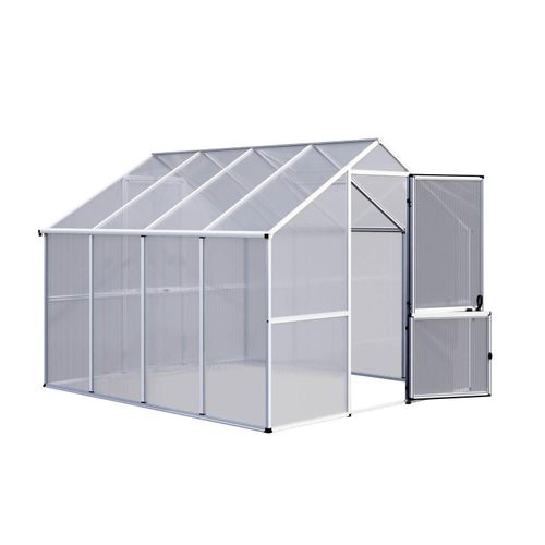 KGT Gewächshaus "Enzian IV" pressblank 8 m² 6 mm HKP