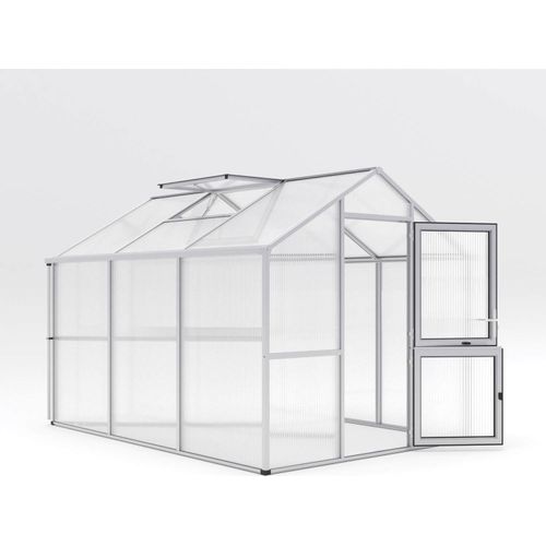 KGT Gewächshaus "Iris III" pressblank 7,5 m² 16 mm HKP