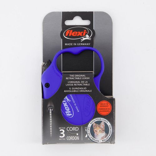 Blaue ausziehbare Leine 3m